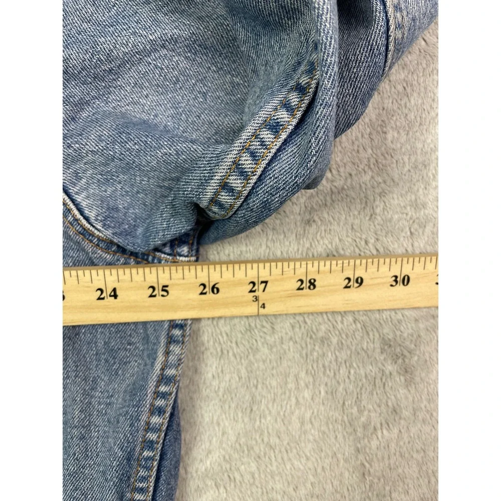 Vintage 90s Levis 70507 4890 Denim Trucker Jacket Mens Large Light Wash USA Made